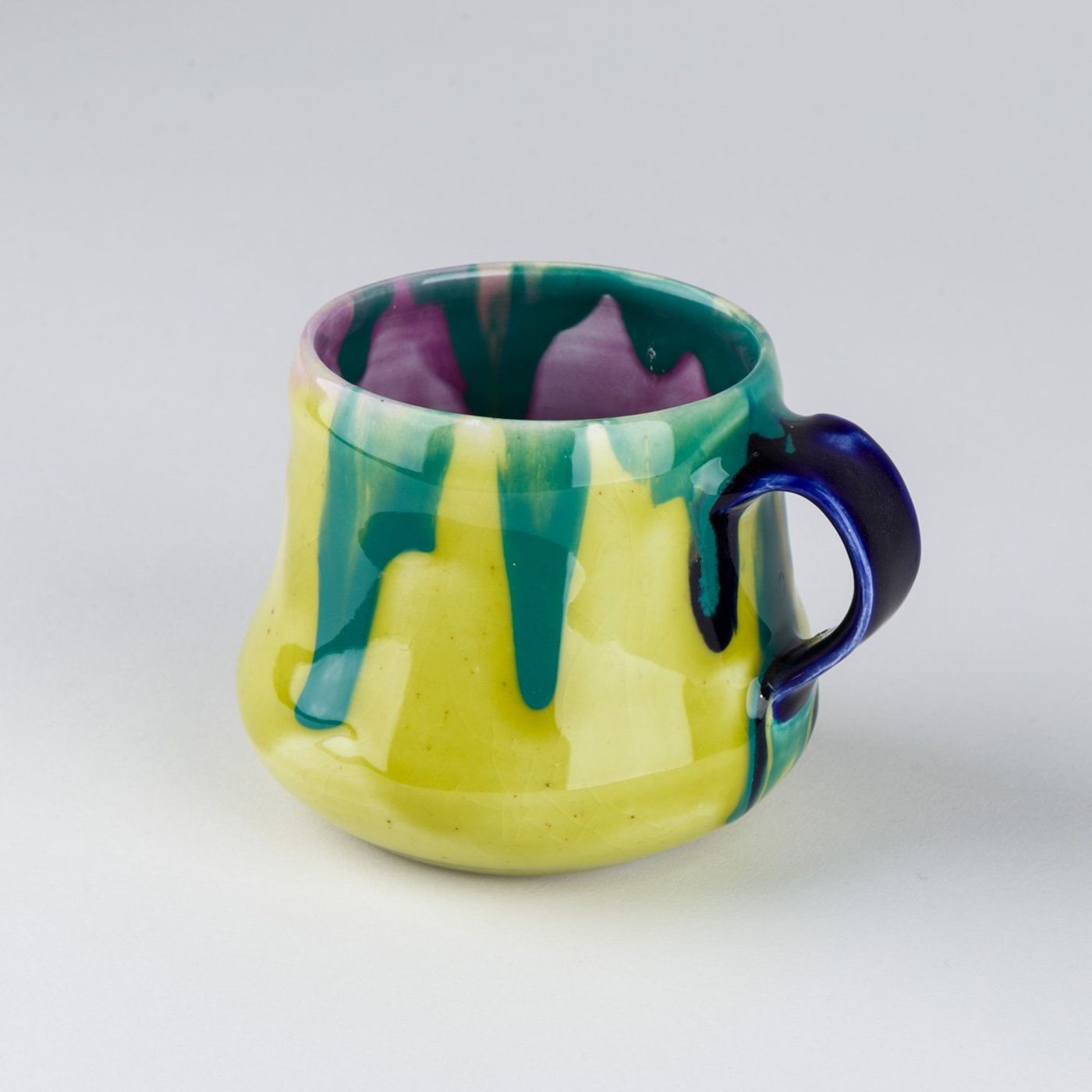 Image of Four Color Mug - Old Gold, 2022: Glazed porcelain 