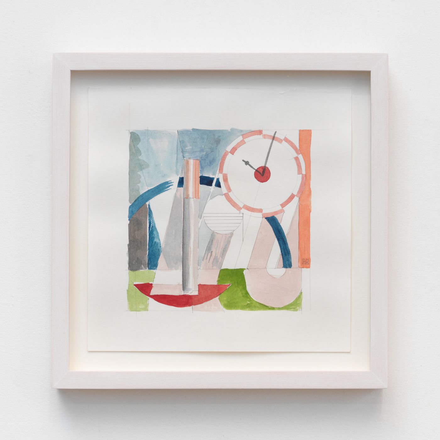 Image of Cigarette Break #3, 2025: Watercolor and pencil on paper