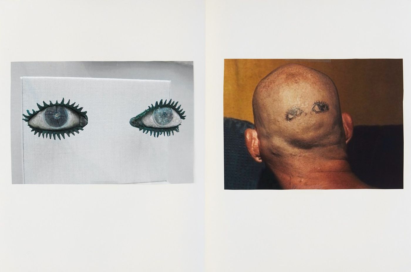 Image of Comparison (eyes), 2020: Collage on paper