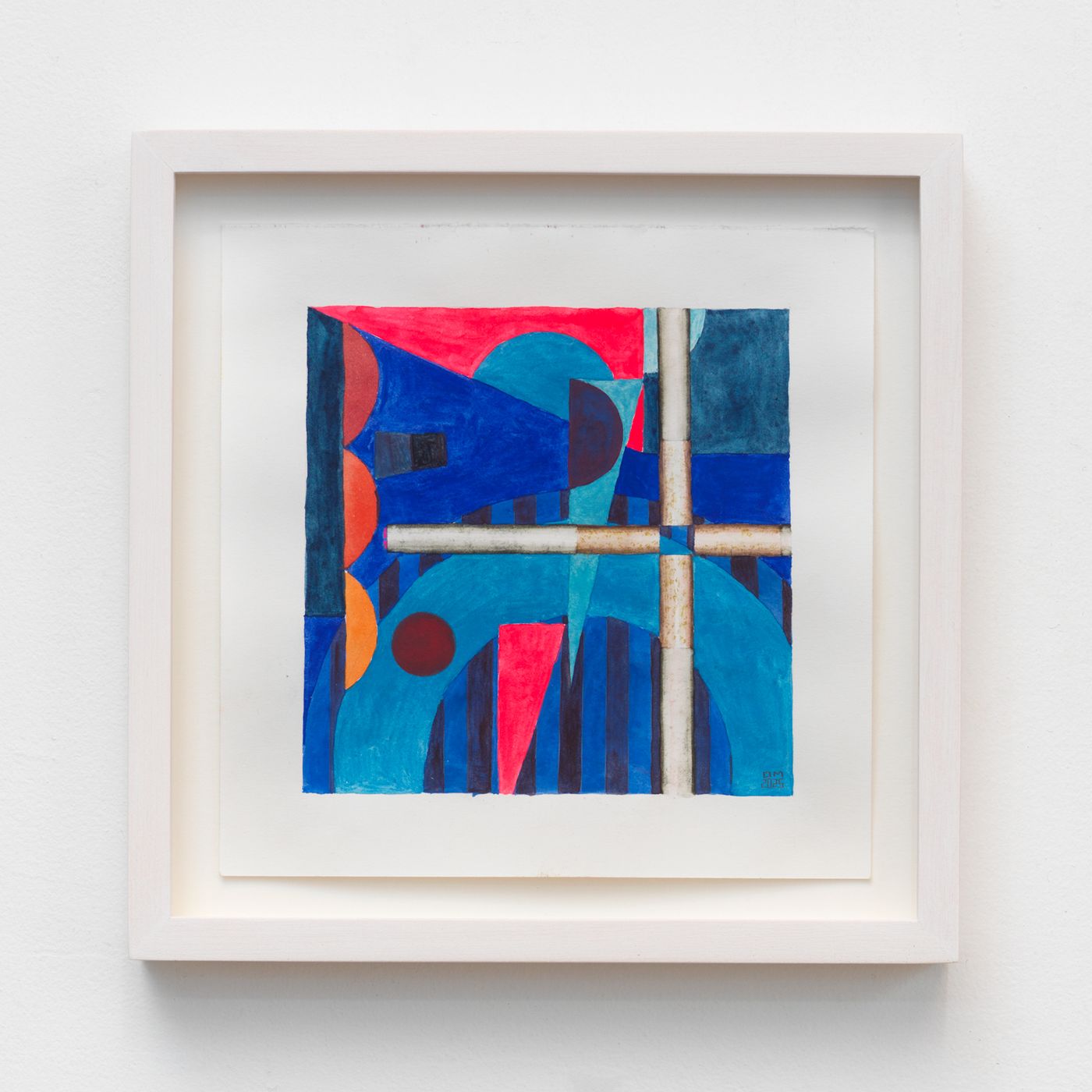 Image of Cigarette Break #27, 2025: Watercolor and pencil on paper