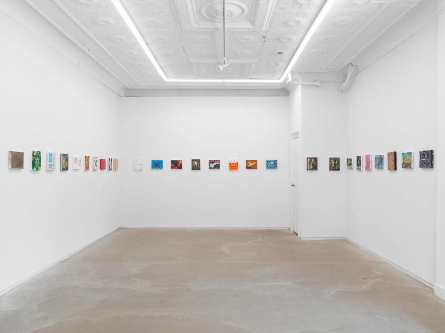Installation view of Small Format Painting, 2025, at 105 Henry