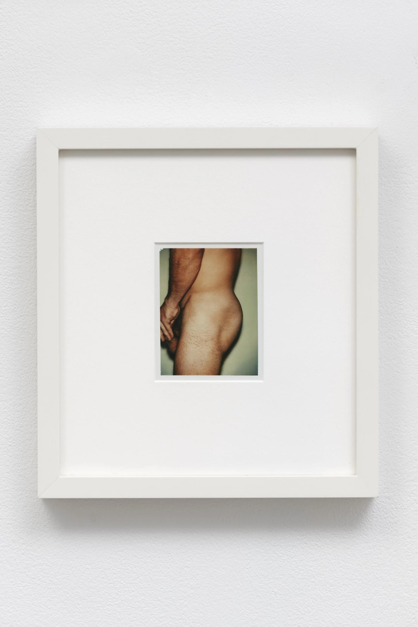 Image of Nude Male Model (2/2), 1977: Unique polaroid print (Polacolor Type 108)