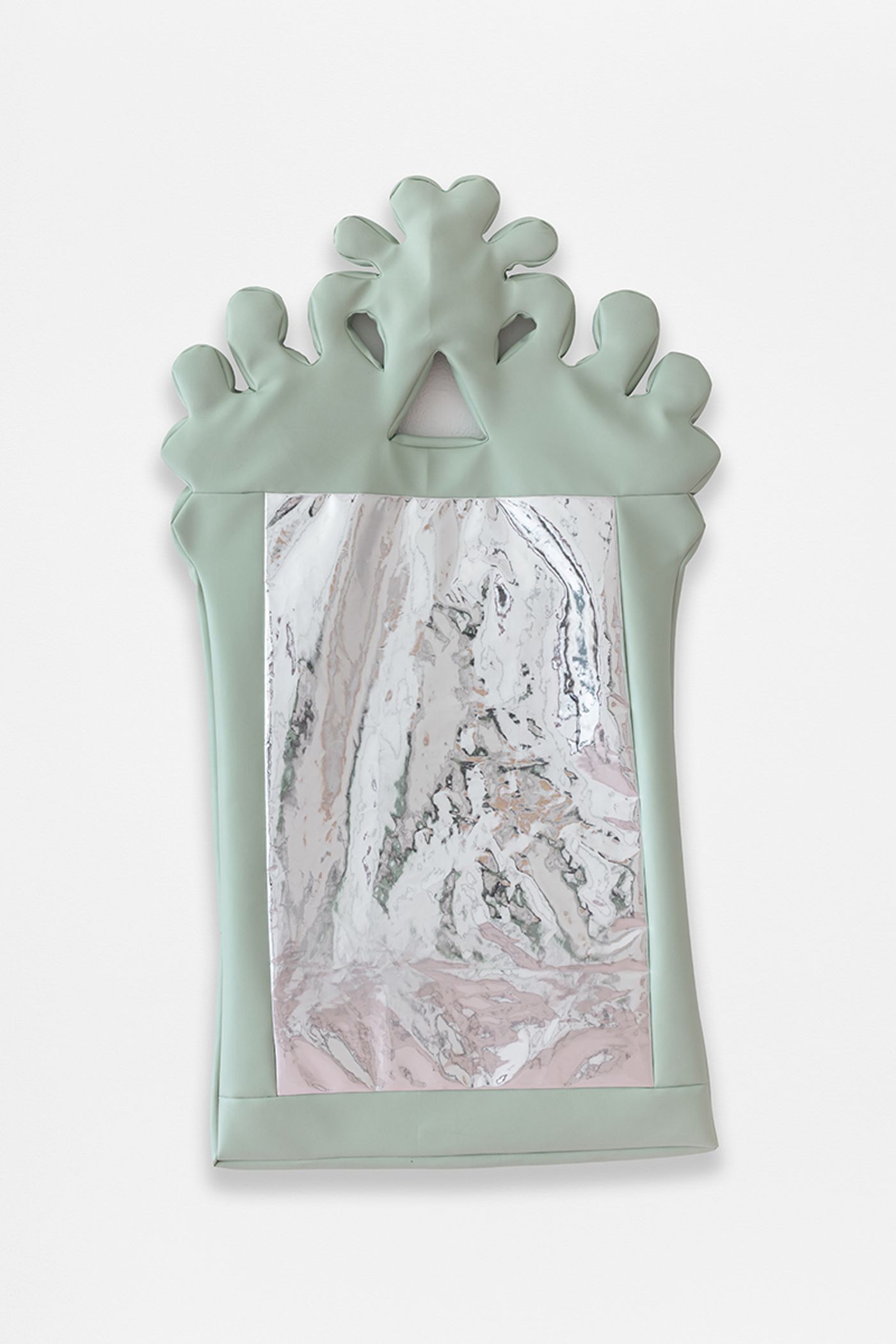 Image of Mint Green Baroque, 2023: Vinyl, upholstery foam and polyfil