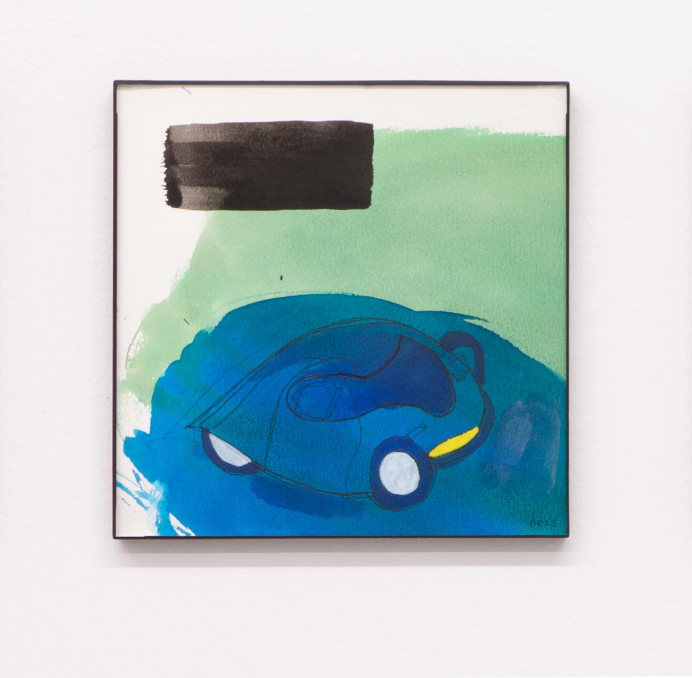 Image of Stella let's do this, 2025: Ink on paper, artist frame