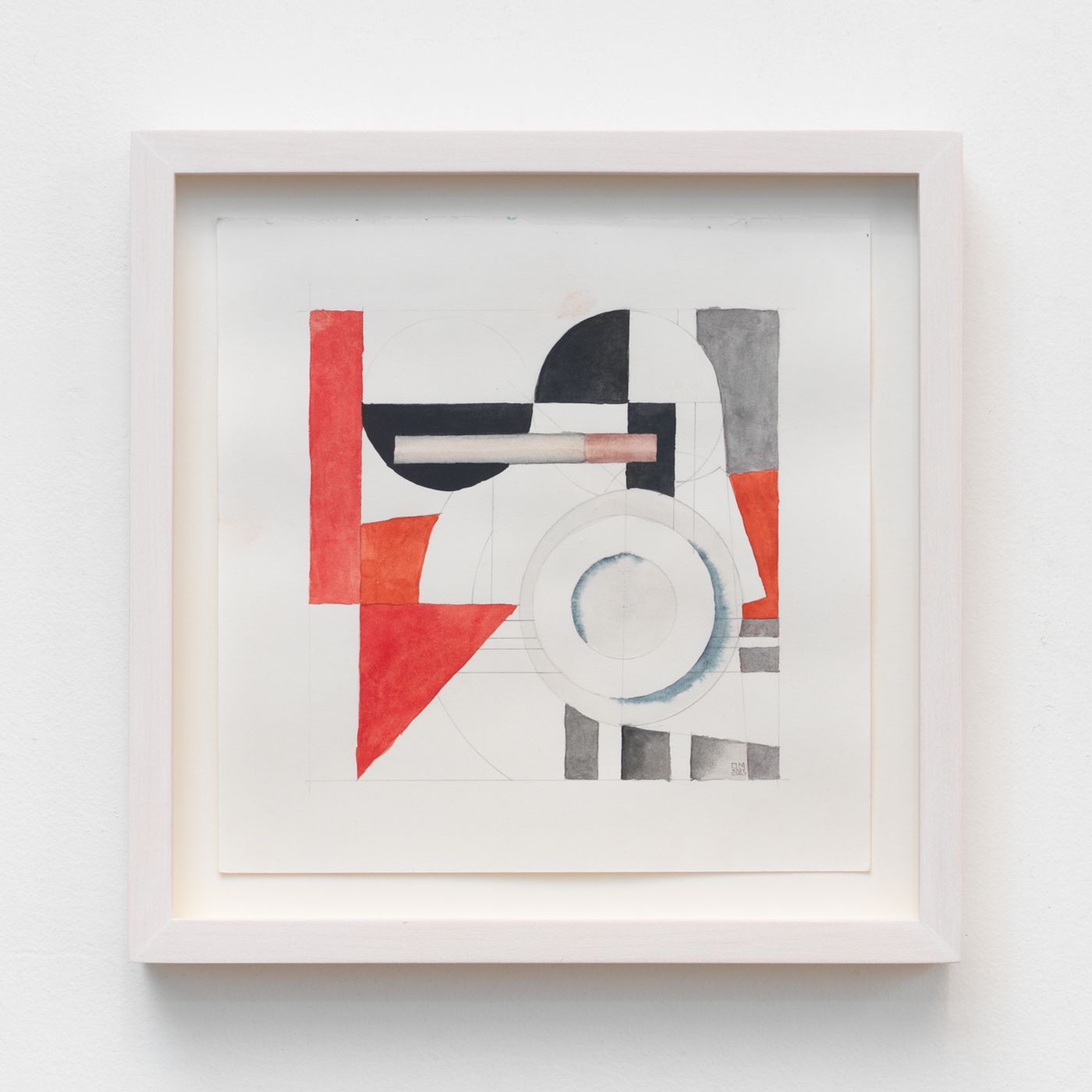 Image of Cigarette Break #2, 2025: Watercolor and pencil on paper