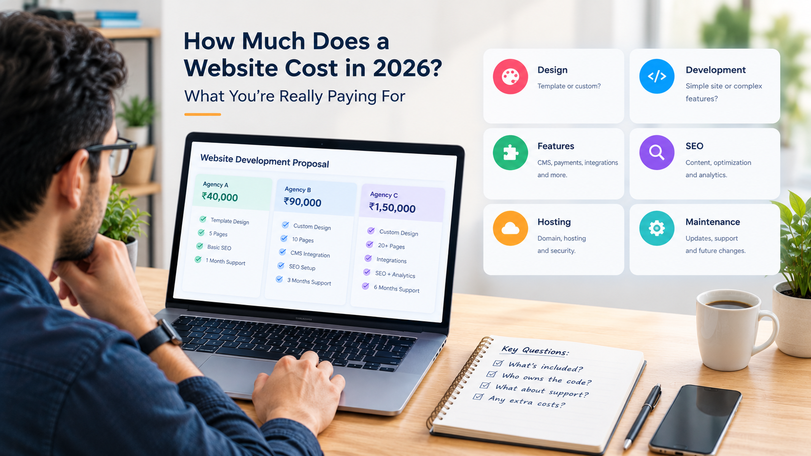 How Much Does a Website Cost in 2026? What You’re Really Paying For