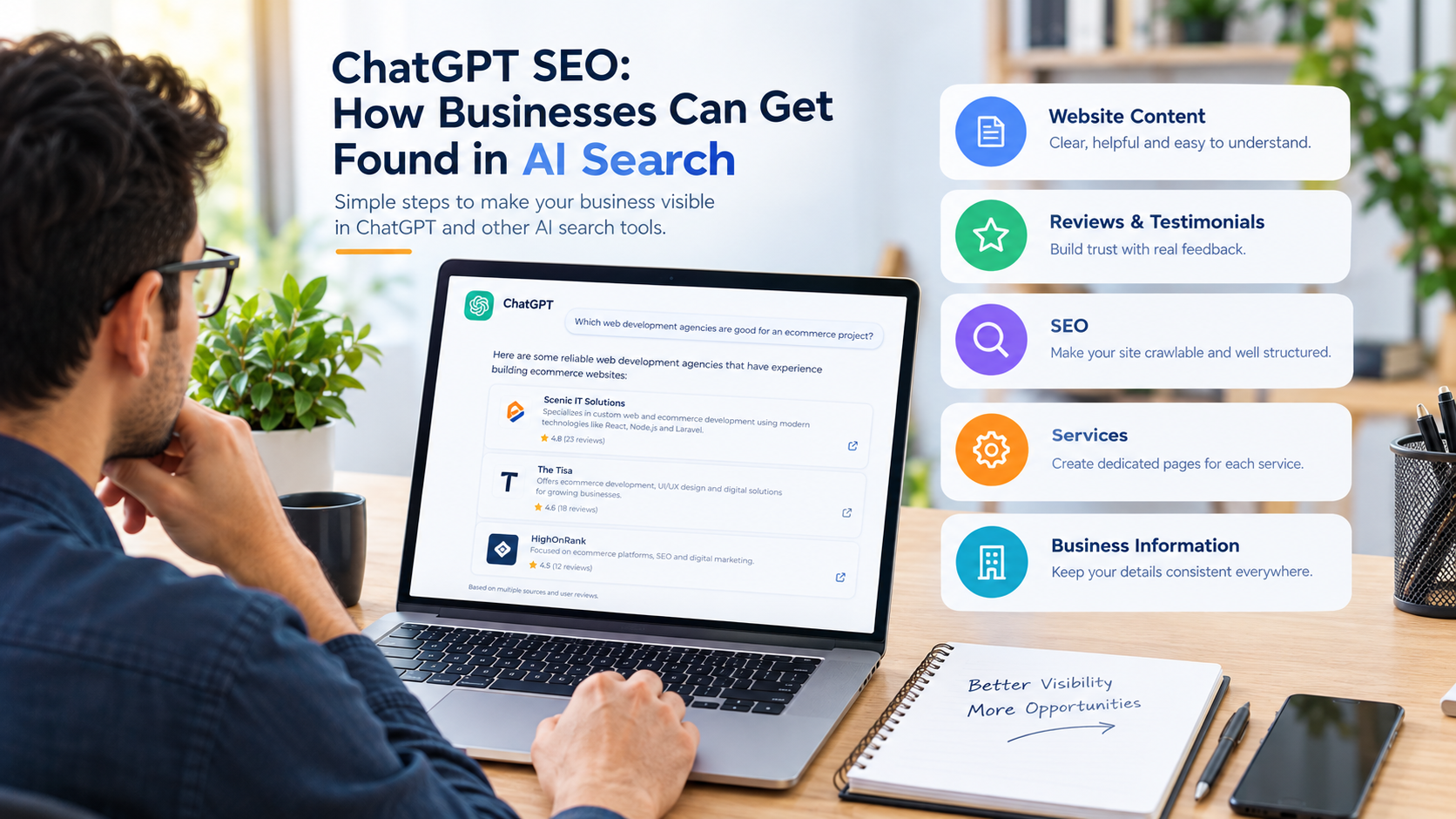 ChatGPT SEO: How Businesses Can Get Found in AI Search