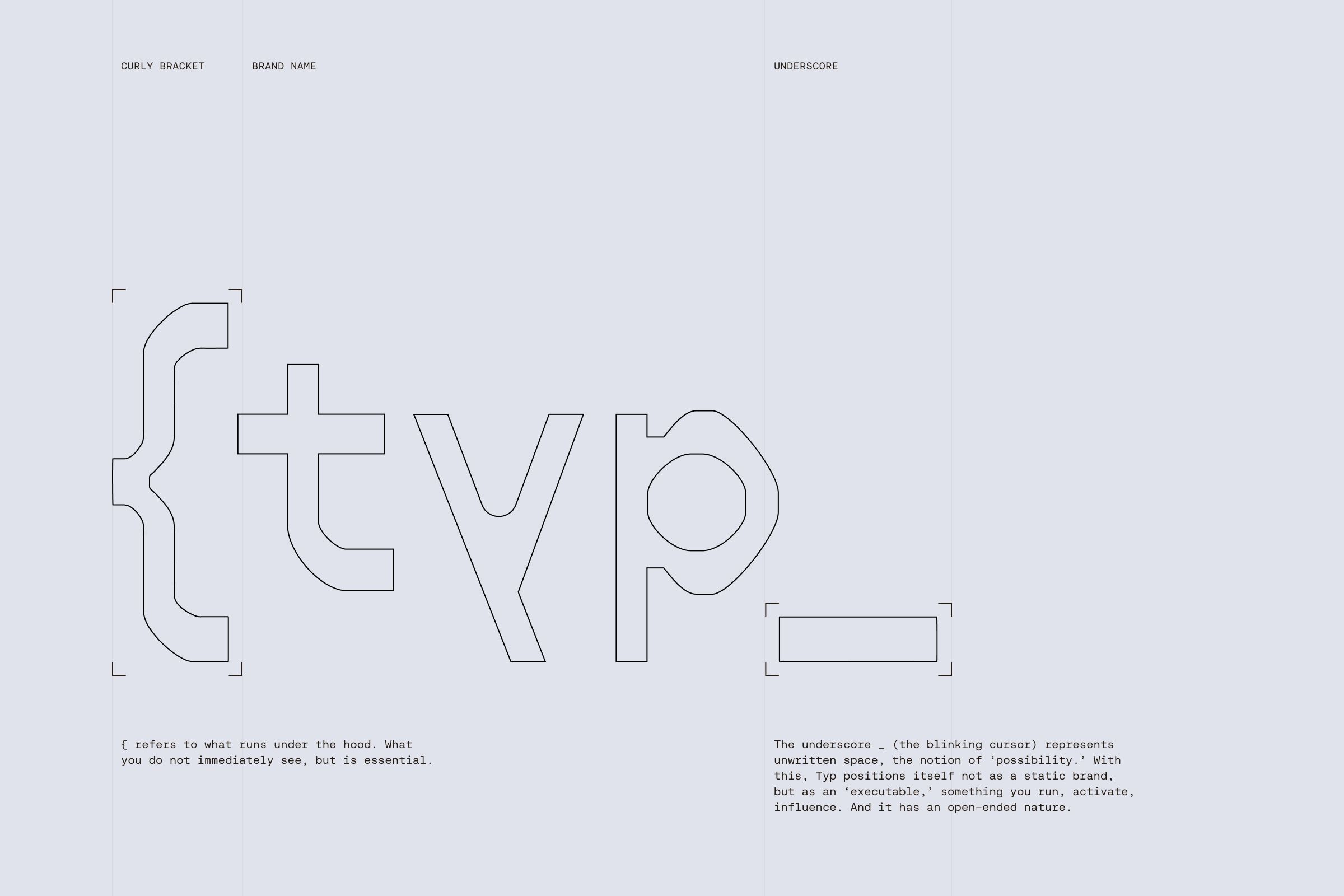 typ logo design and though process