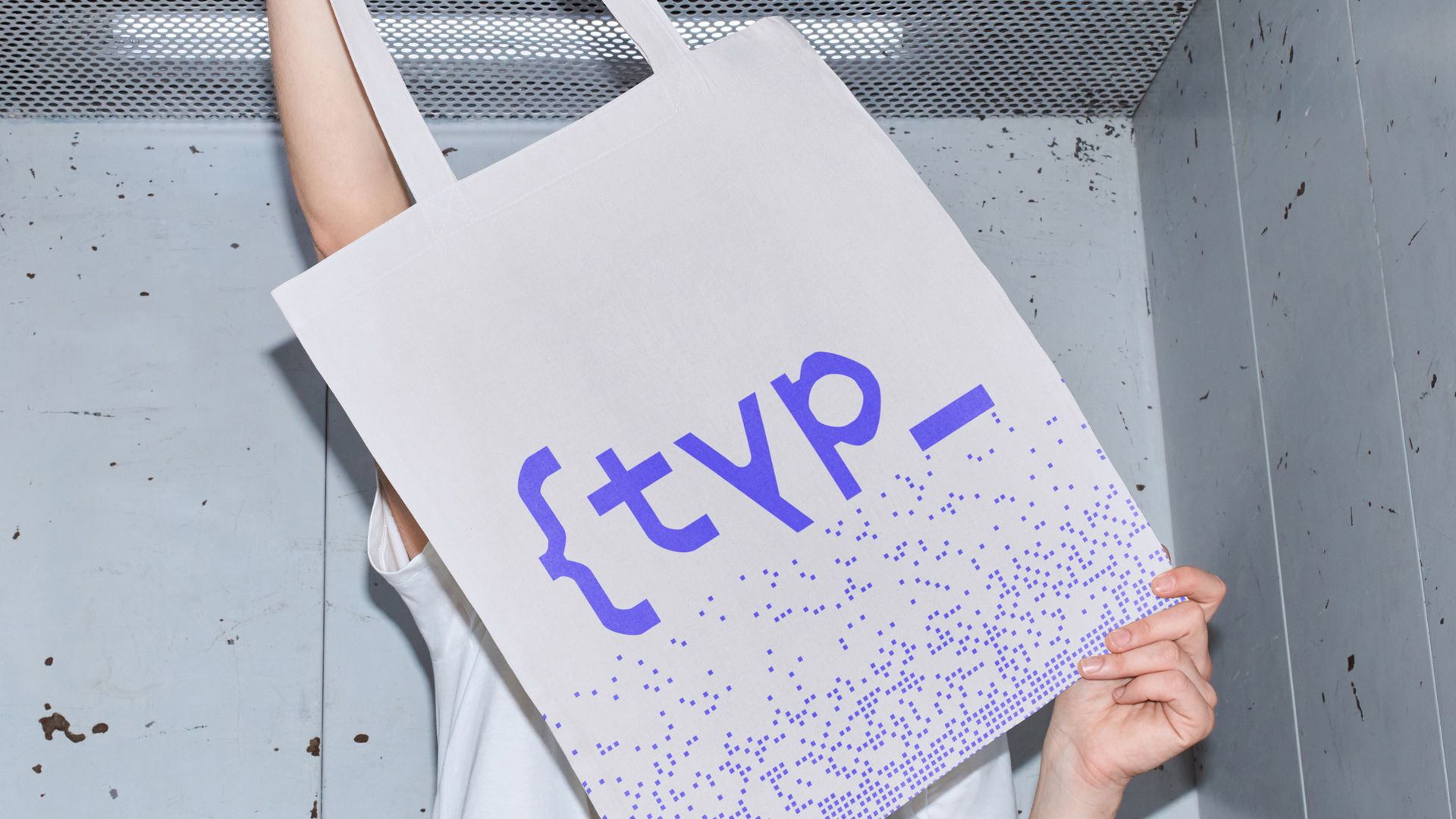 Typ tote bag design mockup