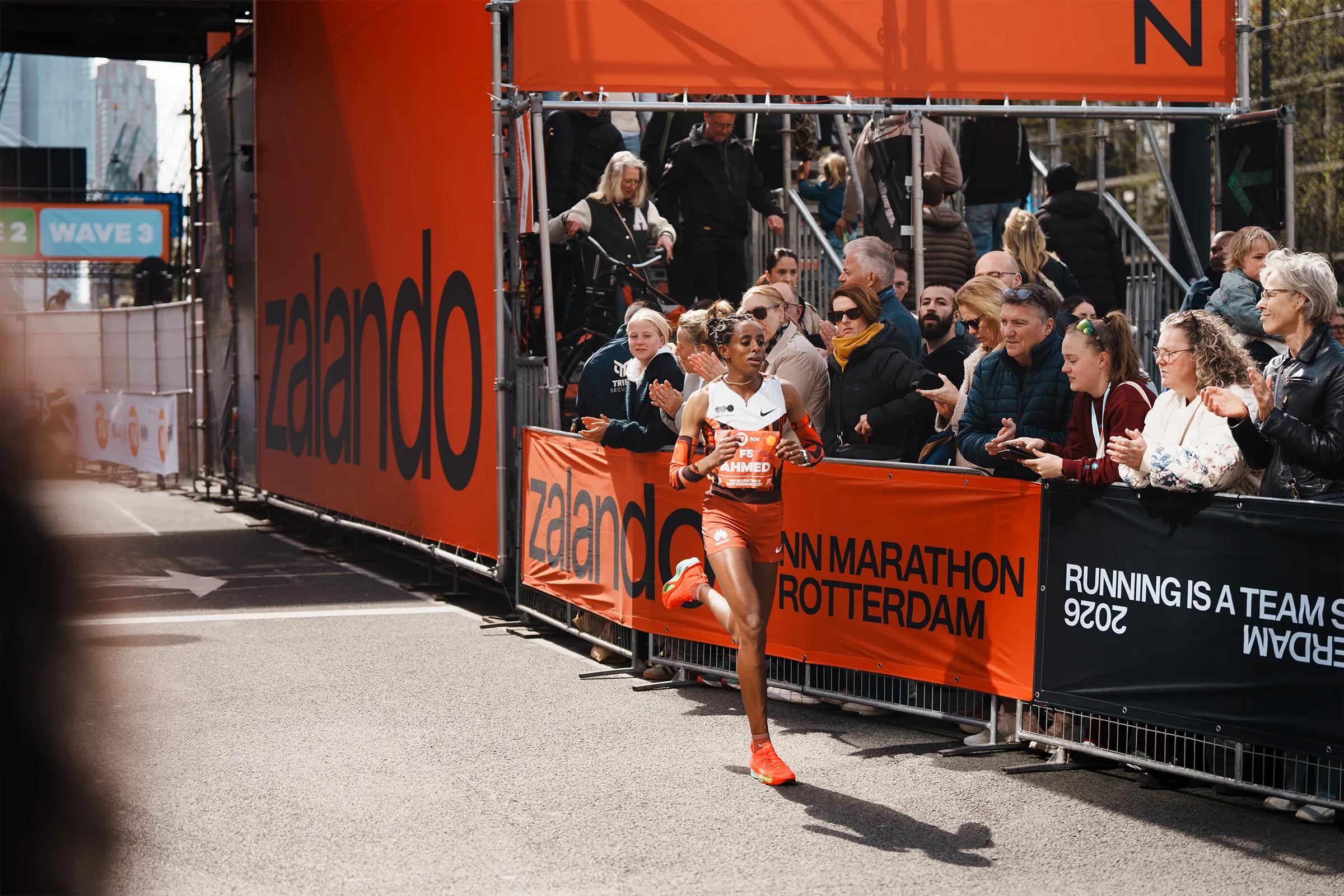 Zalando Rotterdam Marathon event signage design