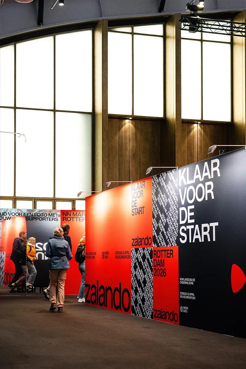 Zalando Marathon Rotterdam environmental design