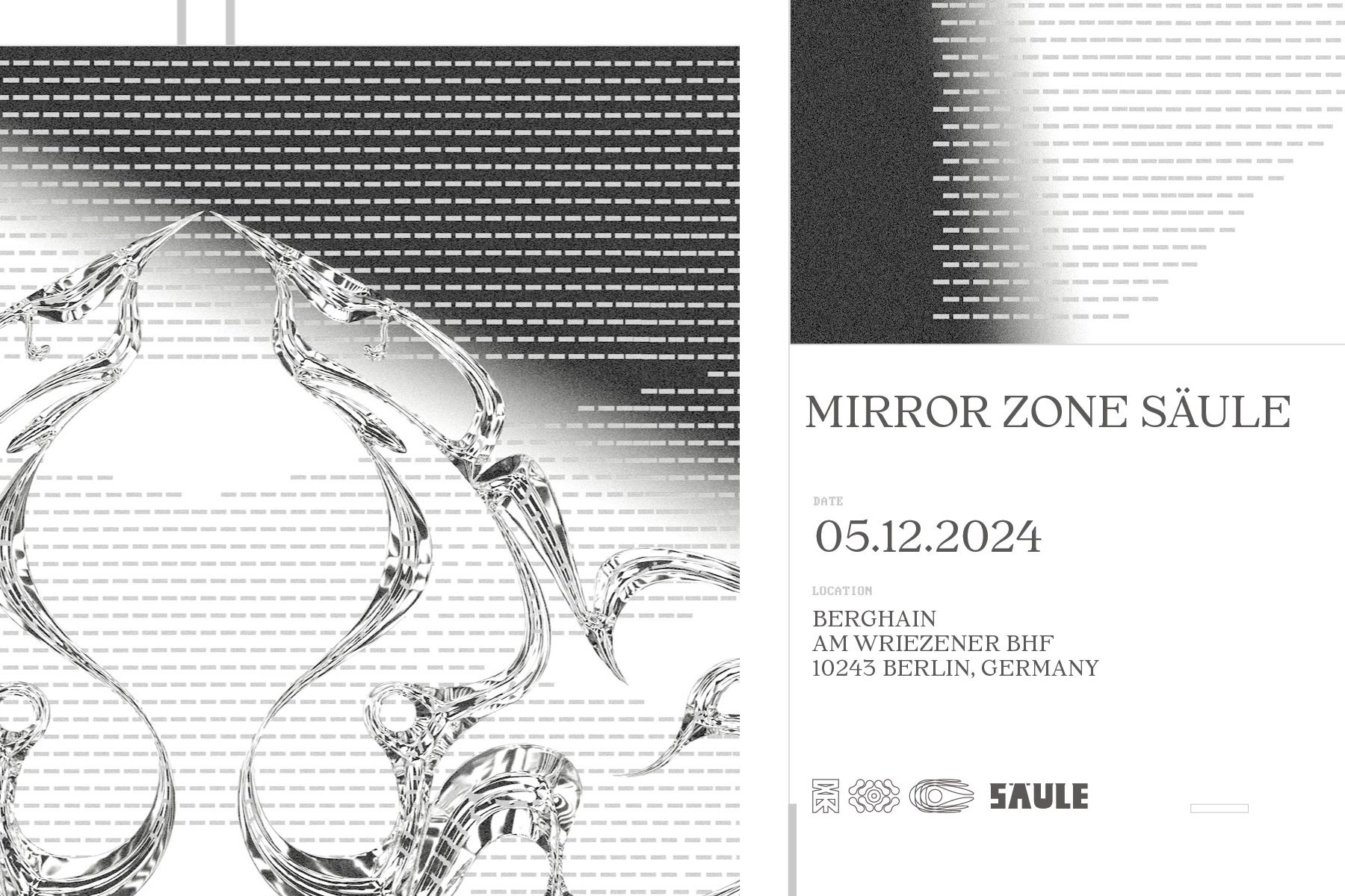 Mirror Zone poster design detail