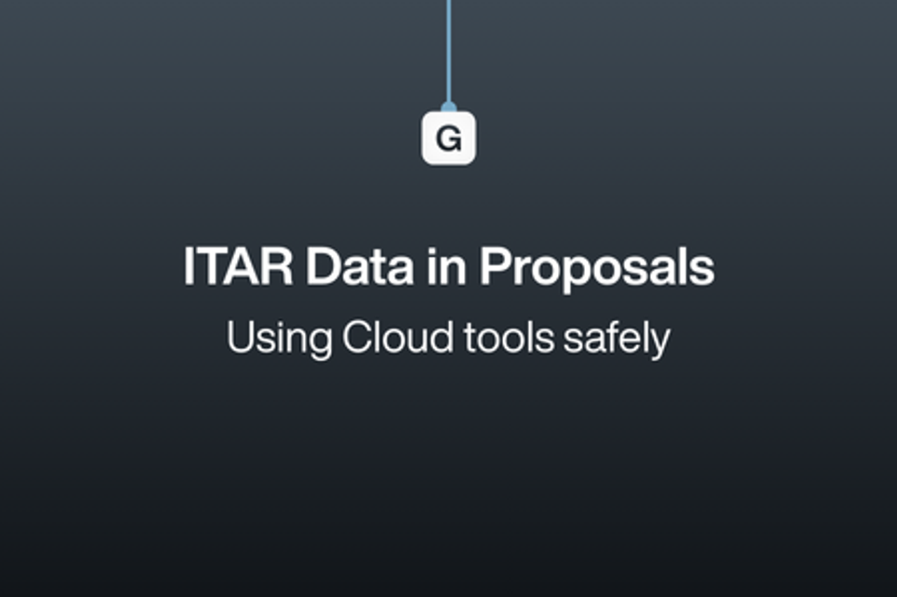 ITAR Data in Proposals: Using Cloud Tools Safely