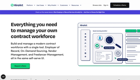HireArt website