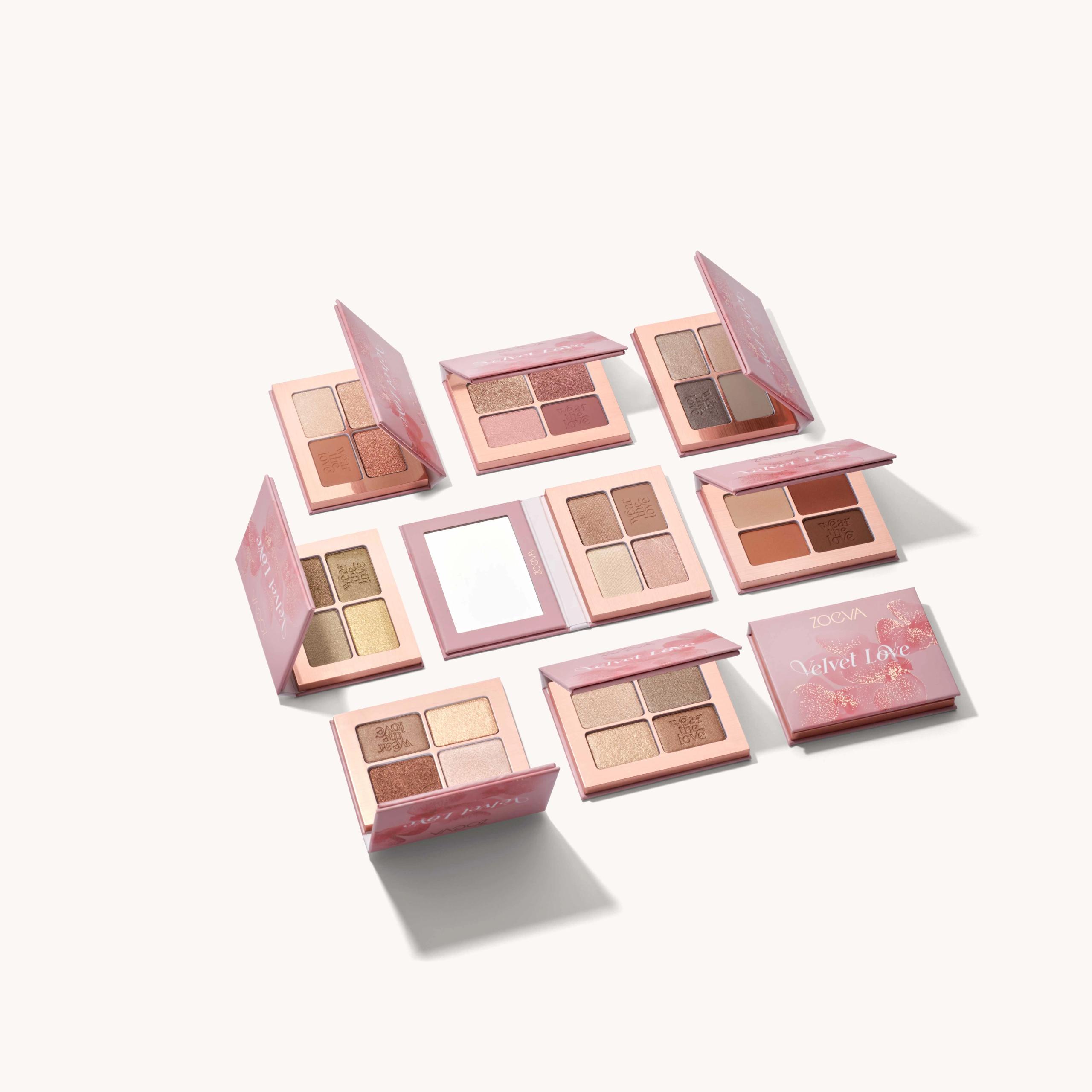 ZOEVA Velvet Love Lidschattenpaletten für den Webshop