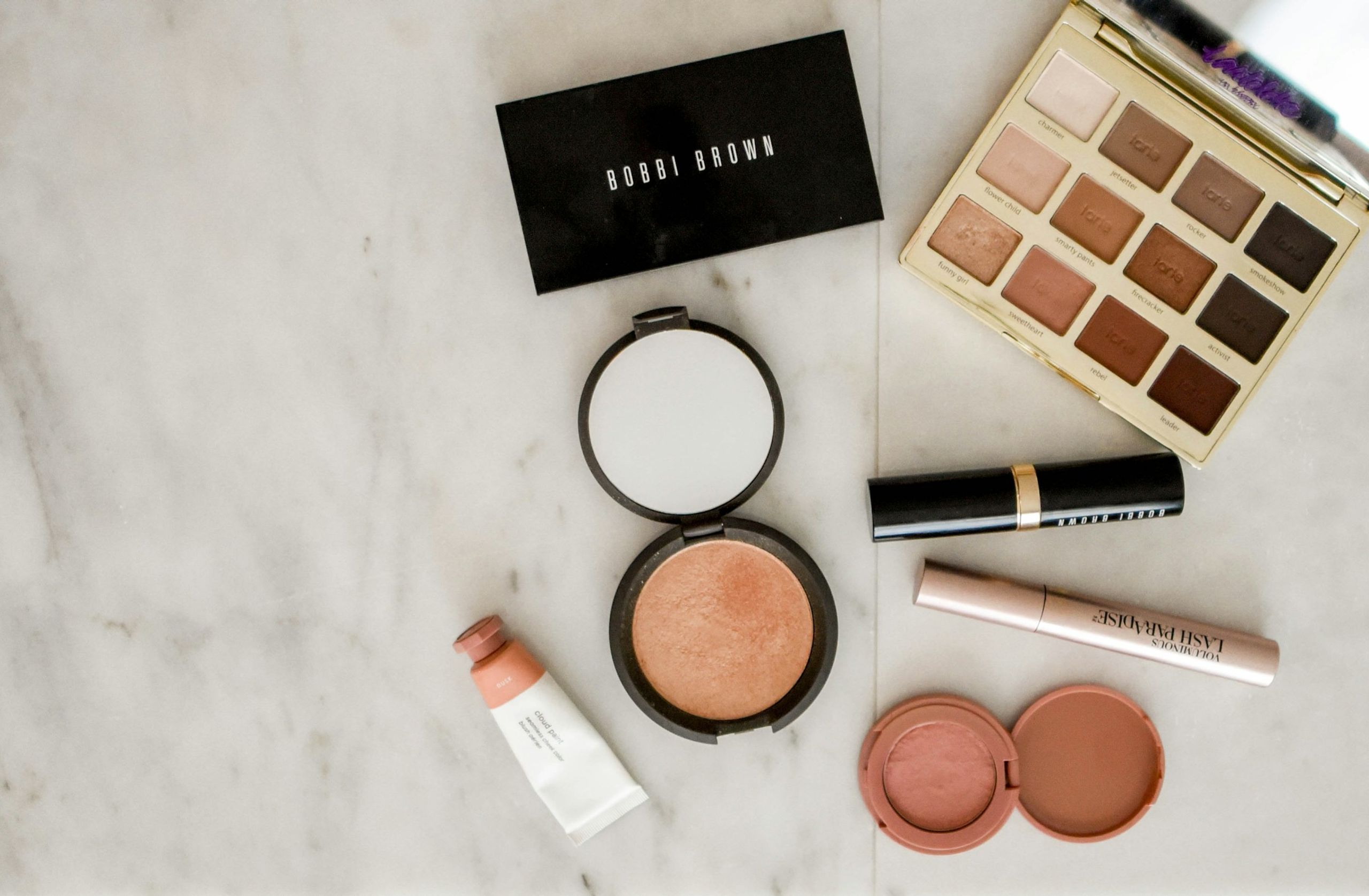 Make-up von oben