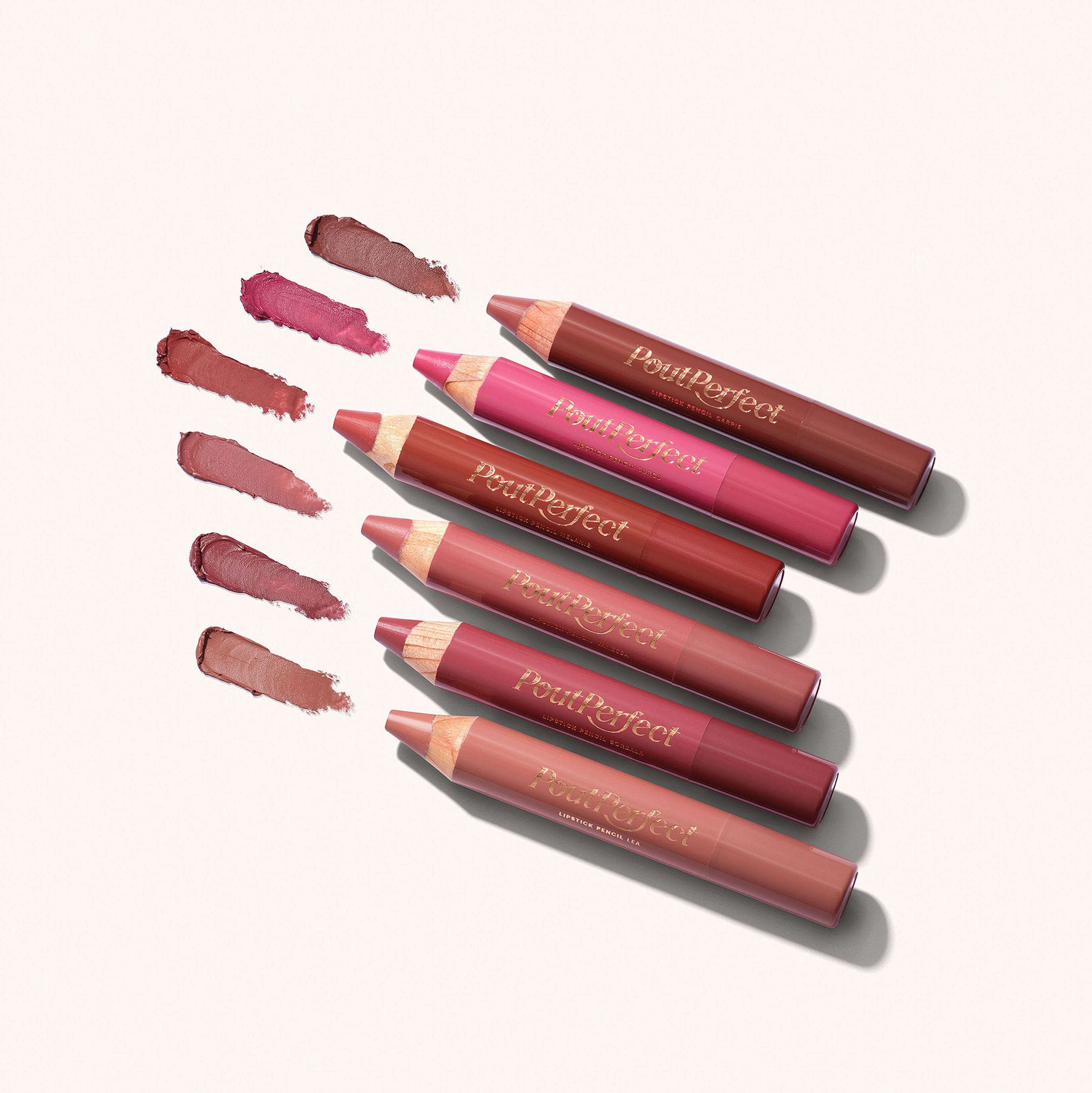 ZOEVA Pout Perfect Lippenstifte mit Farbabstrichen