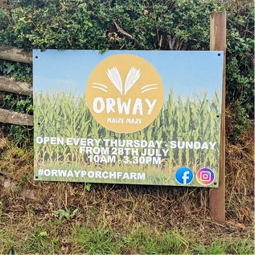 Orway Farm Signage