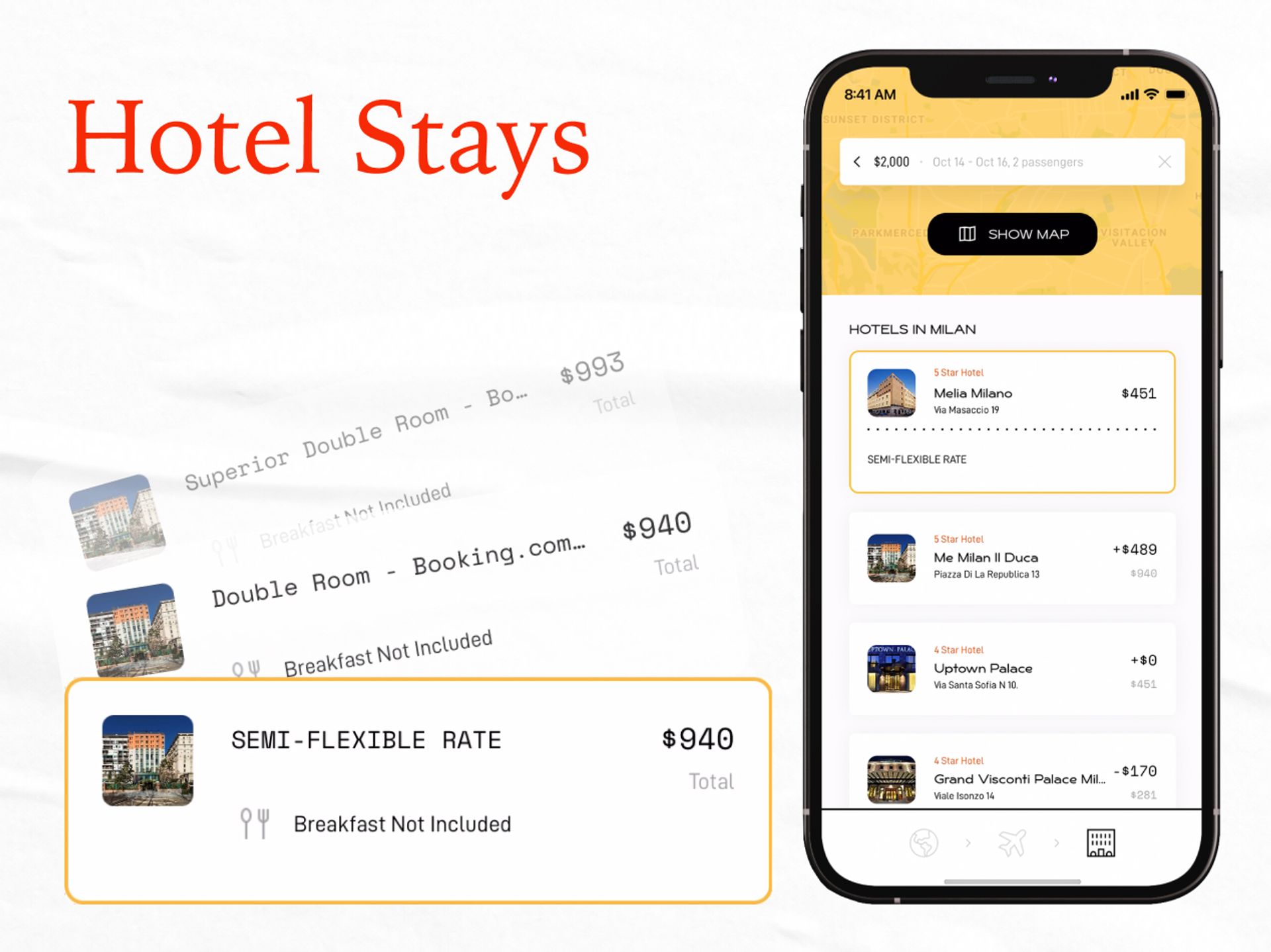 Elude hotel stays