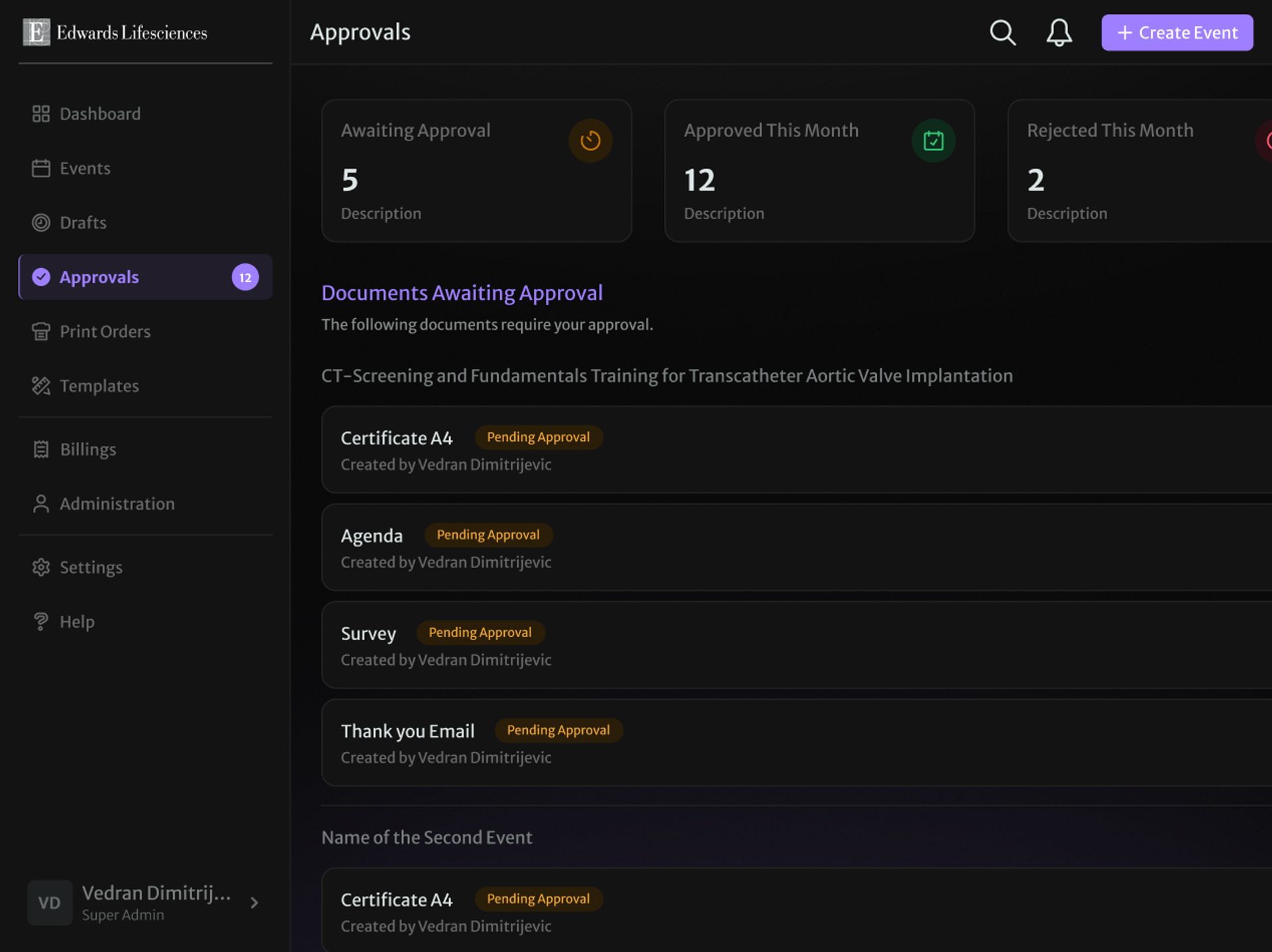 Edwards Lifesciences: Event Operations Platform