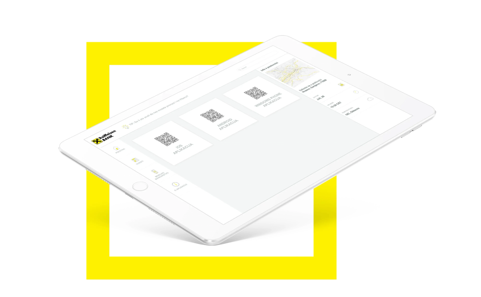 Raiffeisen Bank: Store-Concept App for a Faster Branch Experience about