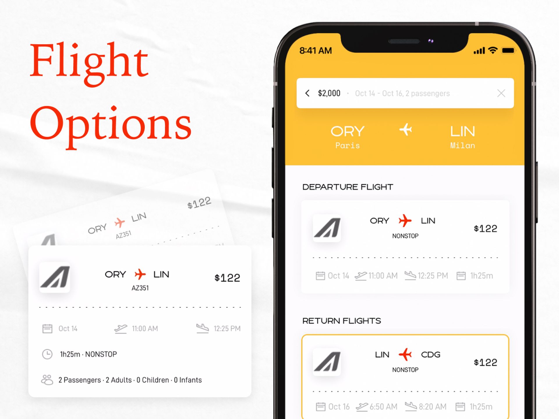 Elude flight options