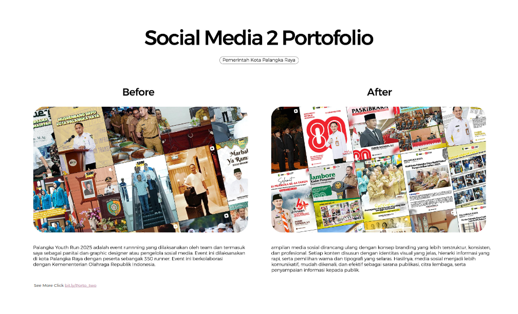 Pemerintah Kota Palangka Raya — Social Media Visual Transformation