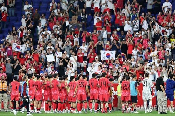 원정경기 맞아?…뉴저지서 압도적 ‘대∼한민국’ 응원받은 홍명보호