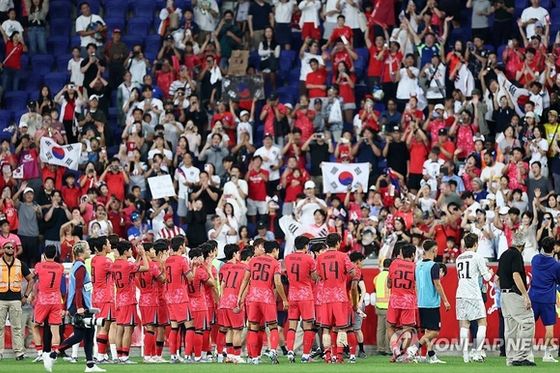 원정경기 맞아?…뉴저지서 압도적 ‘대∼한민국’ 응원받은 홍명보호