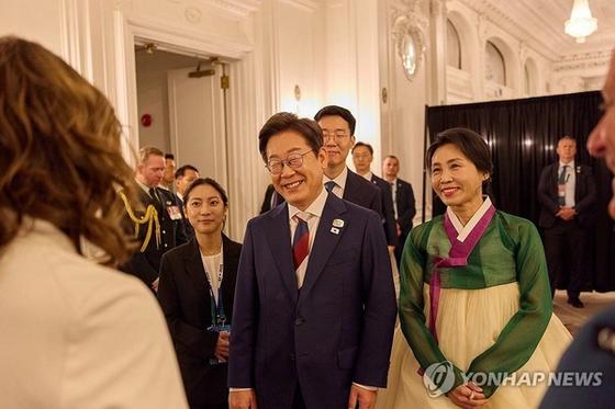 李대통령 ‘G7 환영 리셉션’…”관세협상·韓 민주주의 회복 화제”
