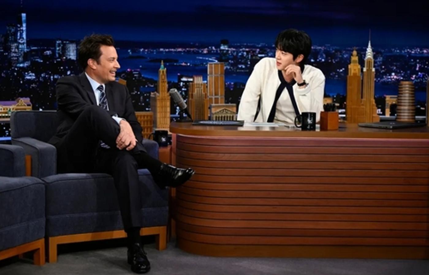 BTS’ Jin appears on Jimmy Fallon show