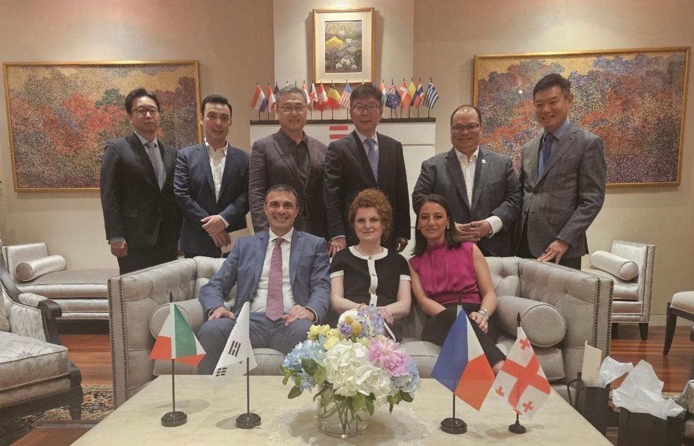 김의환 총영사, 이탈리아·필리핀·조지아 총영사 및 삼성·LG 북미대표단 간담회 개최