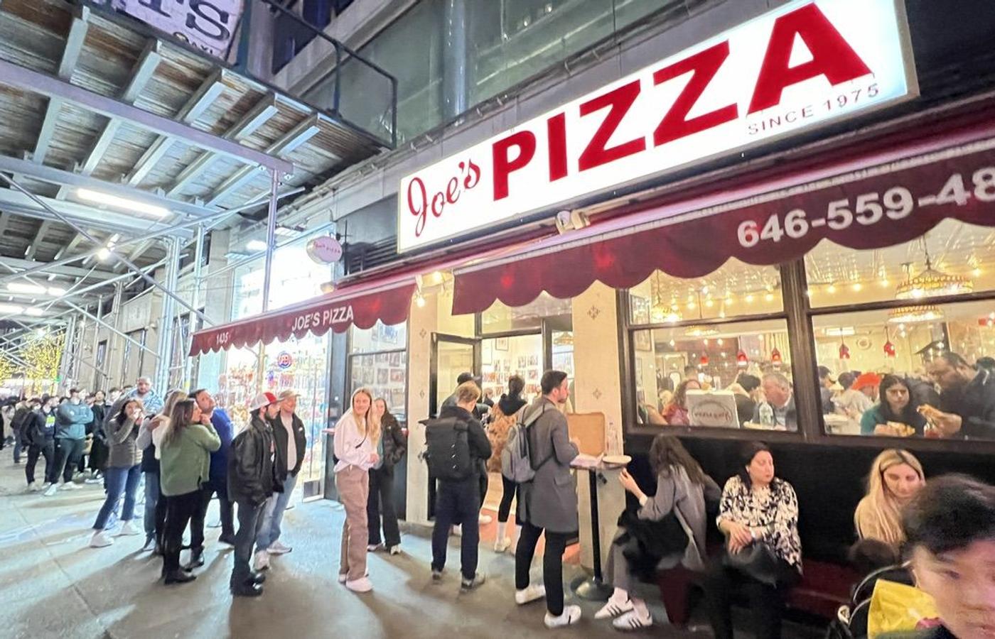 “조각 하나에 담긴 뉴욕의 정수” – 조스 피자(Joe’s Pizza)