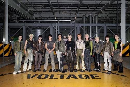 K-pop boy group Seventeen is seen in this photo provided by Pledis Entertainment. (PHOTO NOT FOR SALE) (Yonhap)