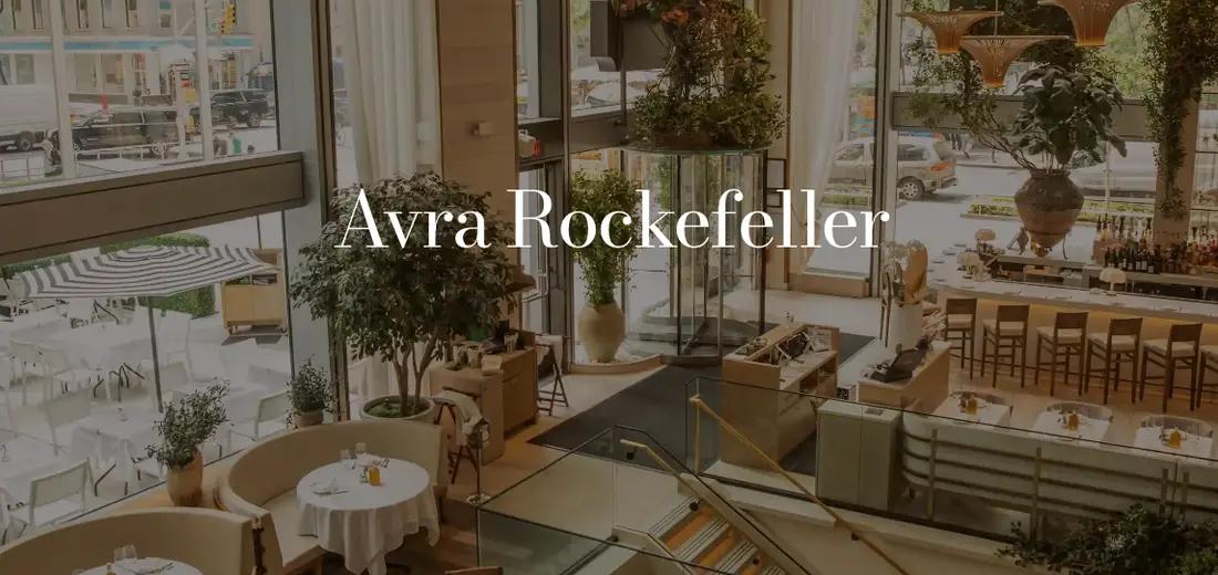 맨해튼 중심에서 마주하는 지중해의 비치 클럽: 아브라 록펠러 센터(Avra Rockefeller Center) 리뷰