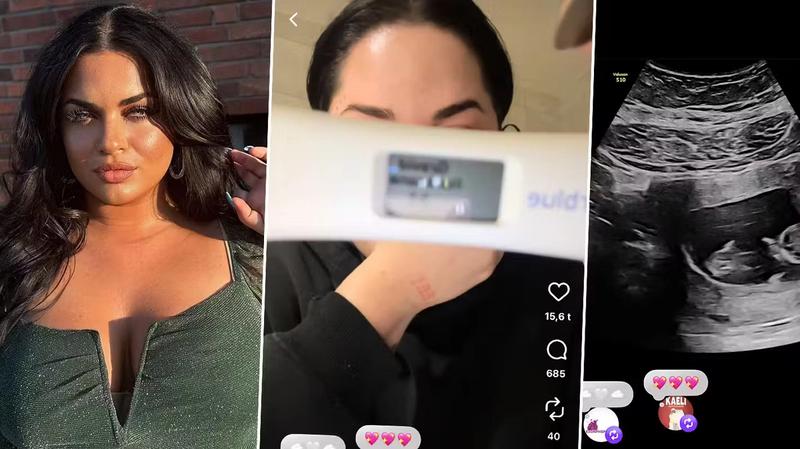 Skvallerprofilen Nessa Elie väntar barn