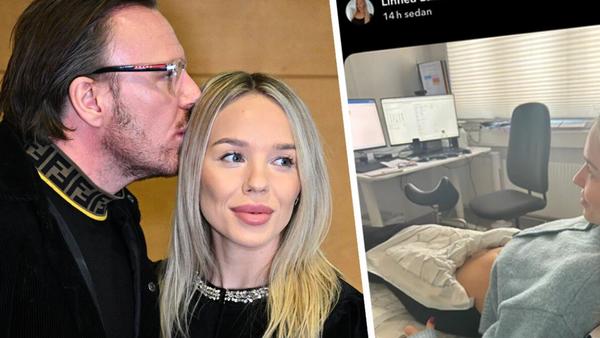 "Oh my god" — Linneas reaktion när hon ser ultraljudet för första gången