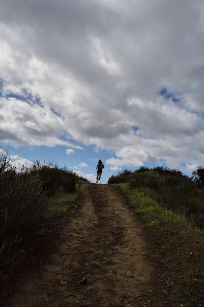 runner on a trail