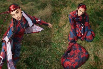 Lourdes Leon poses for the camera as she dances in the grass