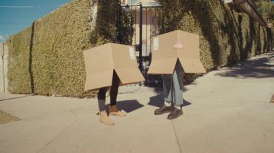 two boxes on the street corner