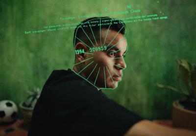 Futbol player portait