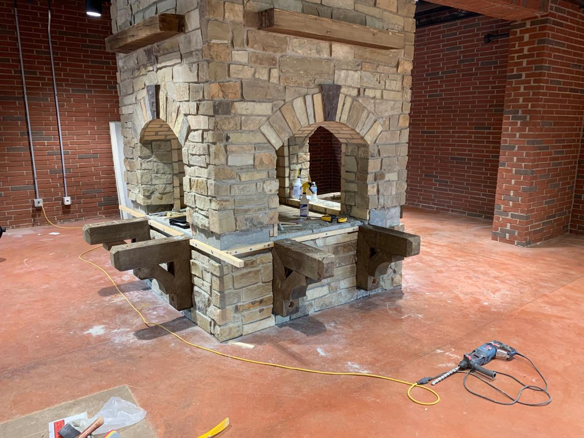 custom4way Fireplace And Face Brick image 16