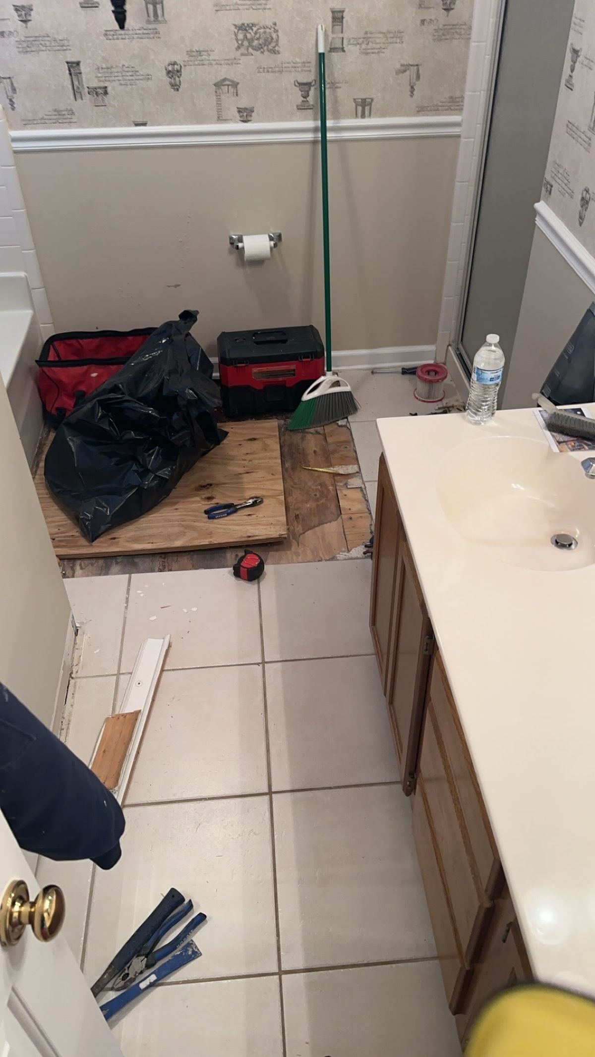 Bathroom Floor Repair image 3