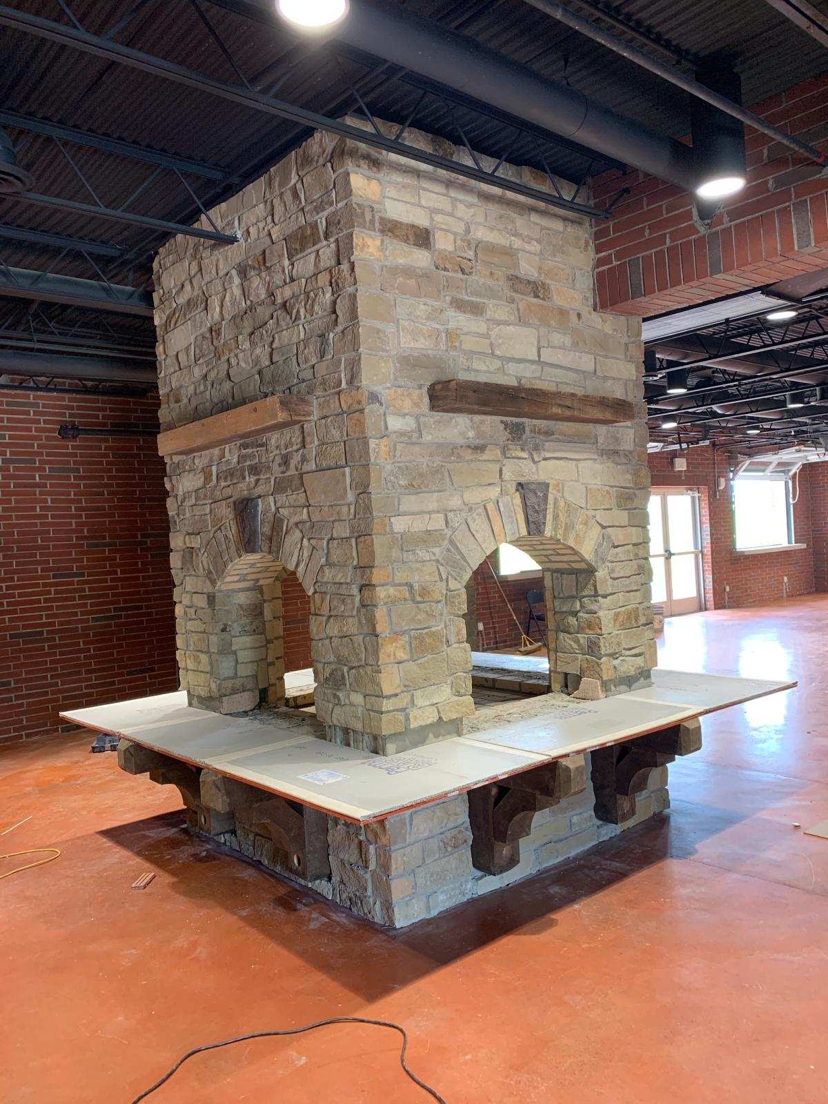custom4way Fireplace And Face Brick image 34