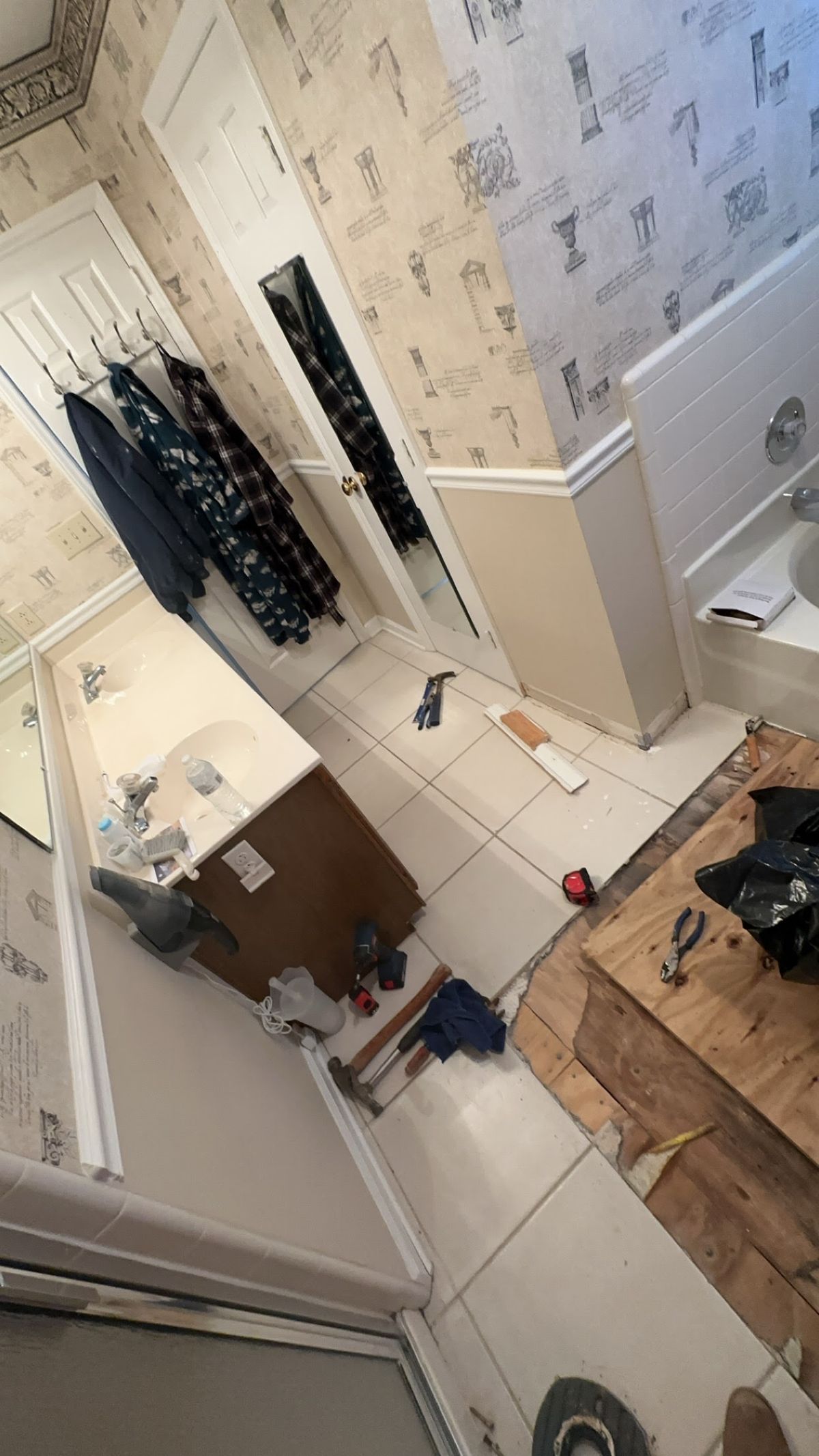 Bathroom Floor Repair image 4