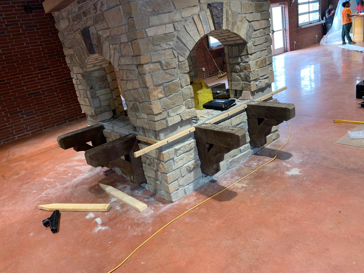 custom4way Fireplace And Face Brick image 14