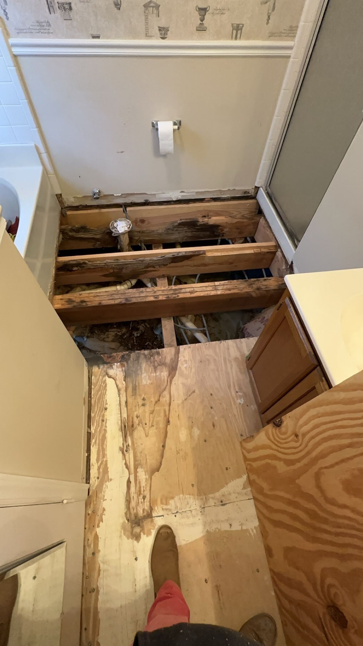 Bathroom Floor Repair image 7