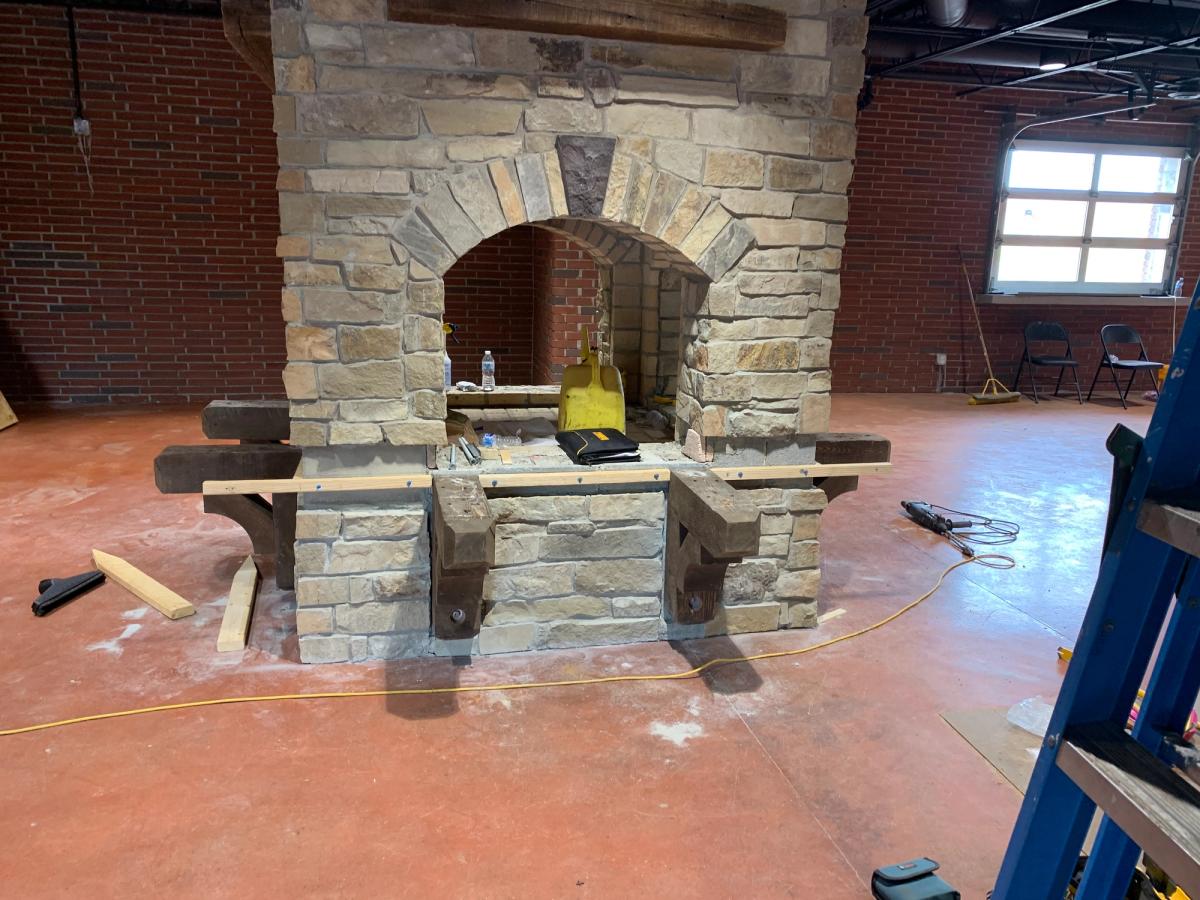 custom4way Fireplace And Face Brick image 15