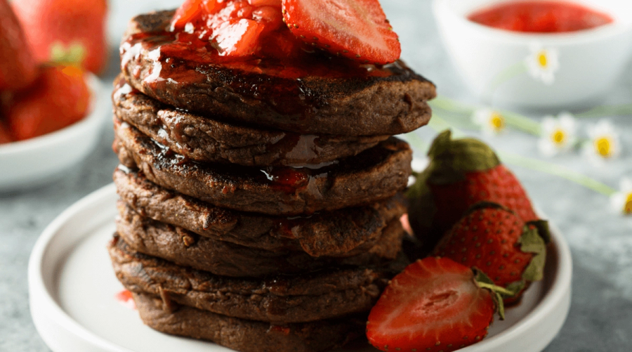Healthy Mocha Pancake
