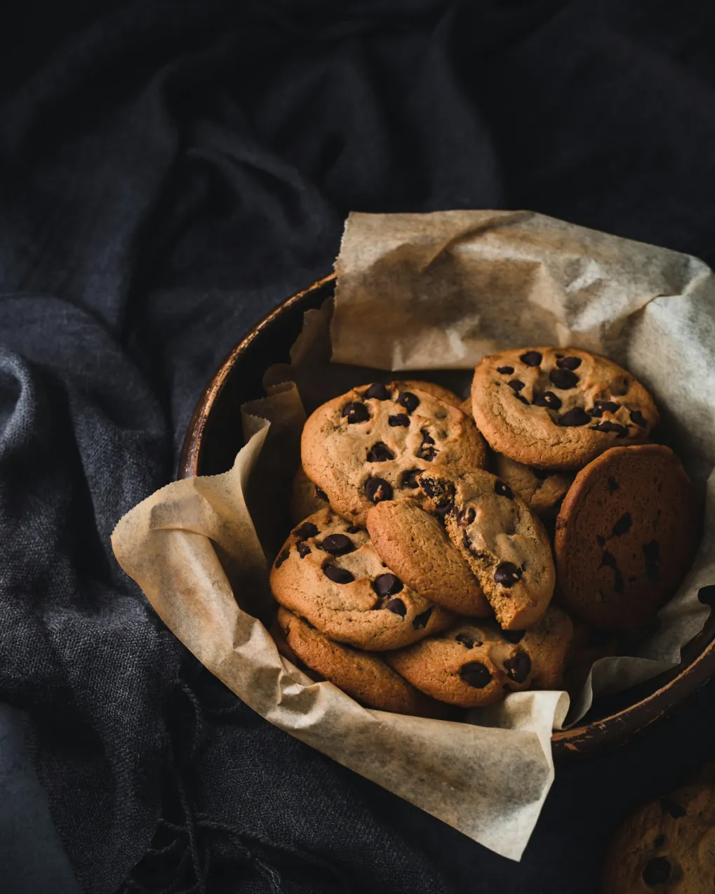 Protein Coffee Chocolate Chip Cookies